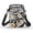 Skulls Celestial Symbols, variant on HELLHERO Shoulder Purse Rib Cage Flowers Adjustable Shoulder Strap Crossbody Small Crossbody Bags for Unisex