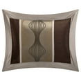 thumbnail image 5 of Nanshing Kath 7-Piece Luxury Bedding Comforter Set with Two BONUS Pillows, California King, Brown, 5 of 5