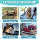 thumbnail image 2 of Window Cat Hammock - Suitable for Large Cats up to 25 kg, Lounger, Pet Bed - Suitable for Large Windows - Hanging Cat Bed - Black, 2 of 5