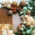 thumbnail image 1 of Olive Brown Jungle Balloon Garland Arch Set Birthday Party Decoration Balloon Chain Set, 1 of 6