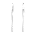 thumbnail image 1 of Bar Earrings - White Gold Sterling Silver 925, 1 of 1