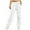 White, variant on GJSYRH Women's Lined High Waisted Sweatpants Wide Leg Joggers with Pockets for Casual Workout and Yoga Comfort