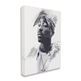 thumbnail image 3 of Stupell Industries Tupac Modern Portrait Abstract Pattern Black White, 36 x 48, Design by Birch&Ink, 3 of 7