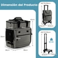 thumbnail image 3 of Costway 3 en 1 Carro Nevera Grande de Ruedas 40L Aislamiento Térmico y Antifugas con Bolsa Desmontable Asa Placa Inferior para Camping Picnic, 3 of 10