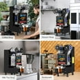thumbnail image 2 of ROVSUN Cup Sealing Machine, Fully Automatic Cup Sealer Machine, Electric Cup Sealing Machine with LCD Intelligent Display for Bubble Milk Tea Coffee, 500-650 Cups/H, 88/89/90/95 mm Cup, Black, 2 of 7