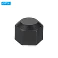 thumbnail image 3 of Uxcell Plastic Flare Cap Female Thread 5Pcs 45 Degree SAE Flare Tube Fitting Valve Cap 3/8" 5, 3 of 6