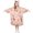 Pink Christmas Elements, variant on Wearable Blanket with Sleeves and Pocket Oversized Hooded Sweatshirt 3-14 YR Pastel Christmas-themed S