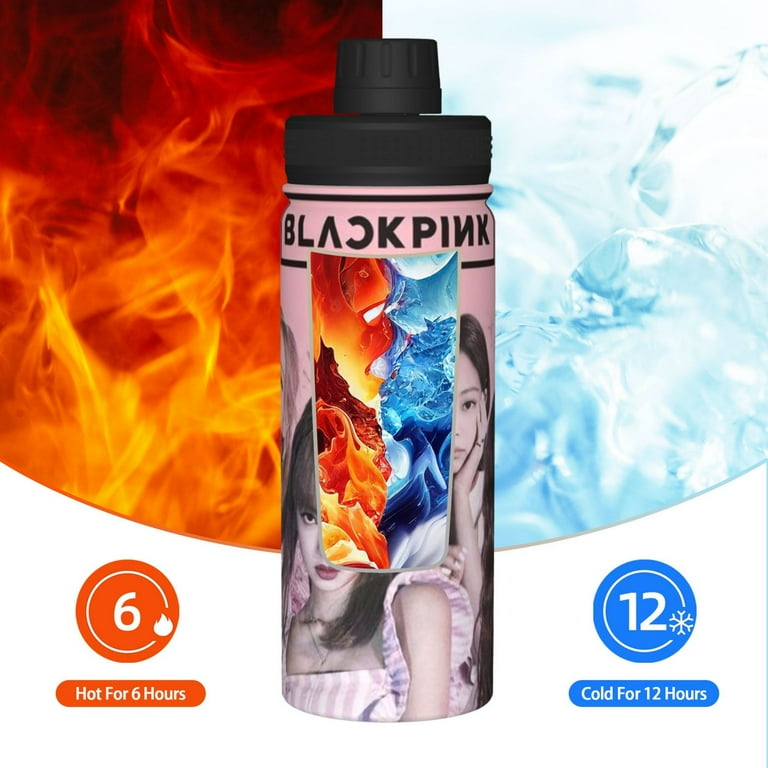BLACKPINK ボトル Blackpink Sports Insulated Water Bottle Stainless Steel Portable