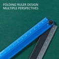 thumbnail image 4 of Multipurpose Folding Aluminum Alloy Ruler Professional Measurement Tool for Drafting Engineering Technical Drawing, 4 of 9