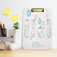thumbnail image 5 of FMSHPON Kitten Love Clipboard Hardboard Wood Nursing Clip Board and Pull for Standard A4 Letter 13x9 inches, 5 of 7