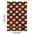 thumbnail image 4 of Halloween Throw Blanket Vintage Football Extra Thick & Soft Fleece for Game Night Sofa Bed Halloween Decorations by MPOISVA, 4 of 7
