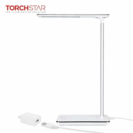 Economy Mode Benq Replacement Lamp (TORCHSTAR Dimmable LED Desk Lamp, 4 Lighting Modes (Reading/Studying/Relaxation/Bedtime), Desk Lamps for College with Touch Sensitive Control, USB Charging Port, 1 & 2 Hour Auto Timer, Piano)
