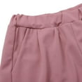 thumbnail image 6 of Lroveb Casual Pants for Women, High Waisted Jogger Pants, Womens Solid Color Fashionable Versatile Elastic Pocket Bound Pleated Pants Pink, 6 of 9