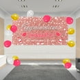 thumbnail image 2 of Jierger Congrats Grad Banner, 36x71 Inch Black and Gold "We Are So Proud of You" Backdrop, 2026 Graduation Decor for Grad Party, Photo Booth Background, 2 of 5