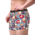 thumbnail image 2 of Xecao music Skull record Retro Print Men's Underwear Boxer Briefs Pack - Your ComfortSoft, Moisture-Wicking, and Breathable Choice for Men's Underwear-XX-Large, 2 of 5