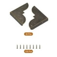 thumbnail image 3 of Uxcell 30 Pcs Protège-Angle Vintage 2"x2"x0.4" pour Table Boîte, Bronze, 3 of 5