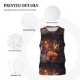 thumbnail image 6 of Gaeub Butterfly Sitting on a Flower Men's Mesh Basketball Jersey, Quick-Drying Sleeveless Top S-4XL, Loose Muscle Tank Top -XX-Large, 6 of 9