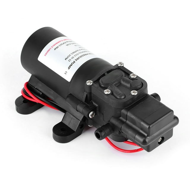 Bomba de diafragma de 12V CC 1.2GPM 35PSI bomba autocebante de alta presión para coche RV barco marino