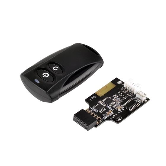 Commutateur d'Alimentation/réinitialisation d'Ordinateur Sans Fil 2,4 G, interface USB 2.0 à 9 Broches