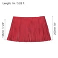 thumbnail image 2 of Unique Bargains 1 Yard 8 Inch Faux Leather Fringe Trim Tassel Fringe for Sewing, Red, 2 of 6