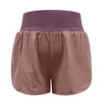 thumbnail image 6 of Aihuaihua Running Shorts Women 2 in 1 High Waisted Athletic Workout Sport Short Pant with Side Pockets Fashion Tennis Golf Skirt Rose Gold XL, 6 of 8