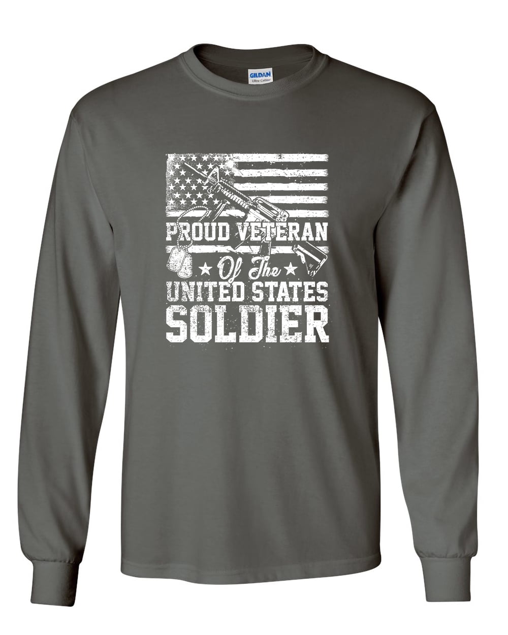 U.S Military Proud Veteran of the United States Soldier Unisex Long Sleeve - Bild 13 von 26