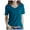 Blue, variant on Short Sleeved T Shirt Women's Top Solid Color Sweater V Neck Beautiful Thin Fashionable Long Underwear Women plus Size Women Thermal Pants And Top Mens Thermal Set Base Layer Men Men's Long Sleeve