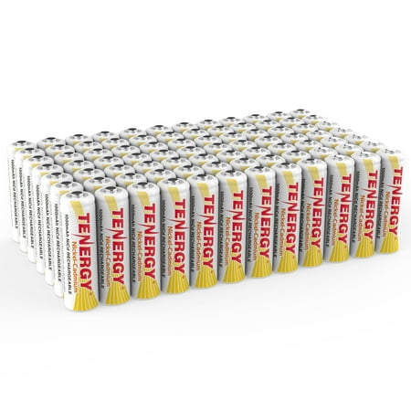 Tenergy AA Rechargeable Batteries, NiCd Batteries for Solar/Garden Lights, 96 Pack