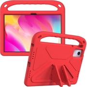 KOMI Suitable for Lenovo Tab M11 Protective case 11 inches (TB330FU/TB330XU), Children's EVA Shock Absorber Suitable for Lenovo M11, with Vertical Tablet Protective case, (Red)