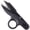 Black, variant on JubileeYarn Craftsman's Snips - Black - 1 Unit