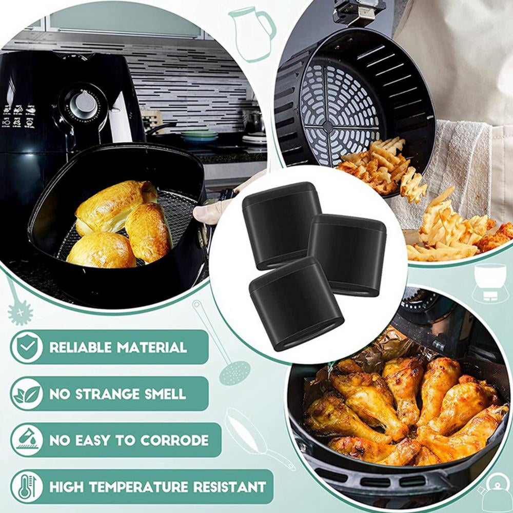 Air Fryer Accessories, 4 Packs Replacement Silicone Rubber Bumper Parts  Feet Tabs Silicone Tips Silicone Pieces for Powel XL Gowise Chefman Air  Fryer