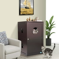 Litter Box Furniture Hidden Litter Boxes For Cats Walmart Com