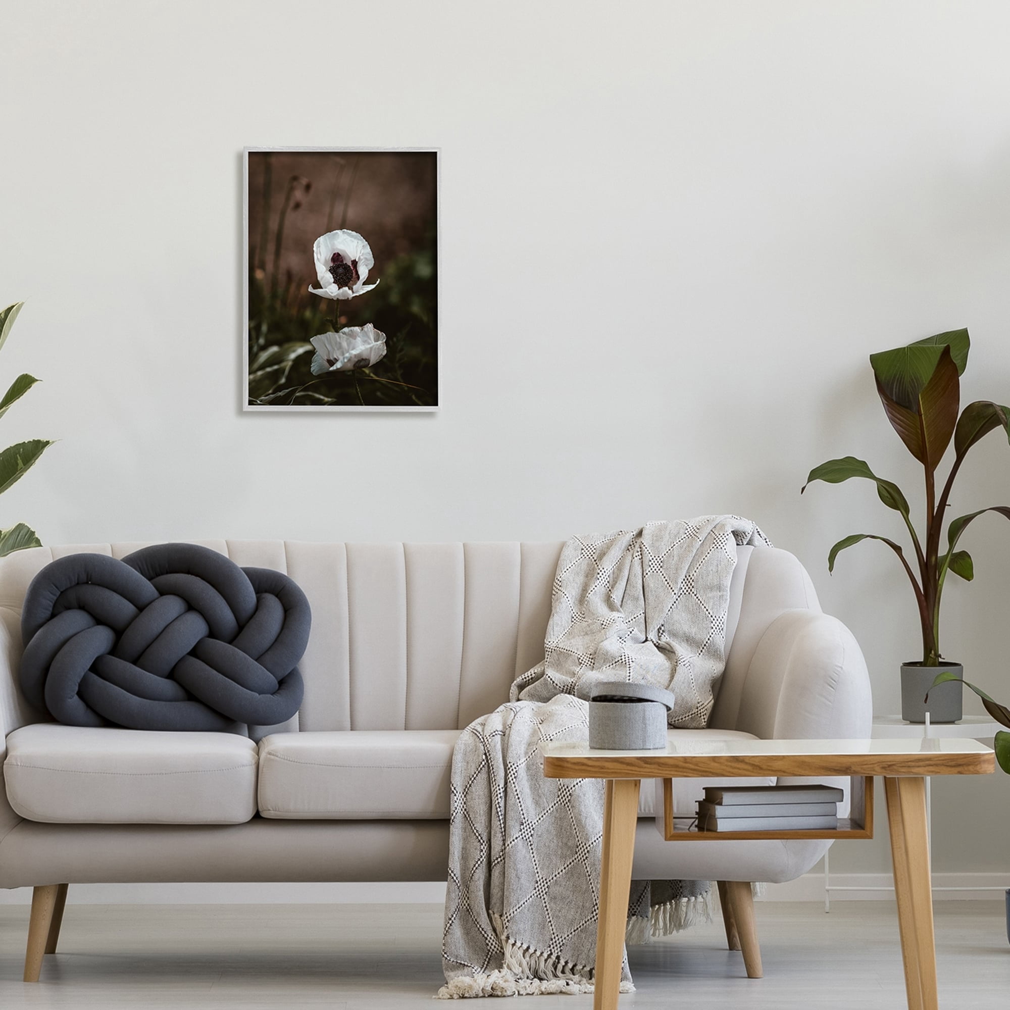 Stupell Industries Lonely White Flower Blossom Forest Photography , 16 x 20, Design by Incado
