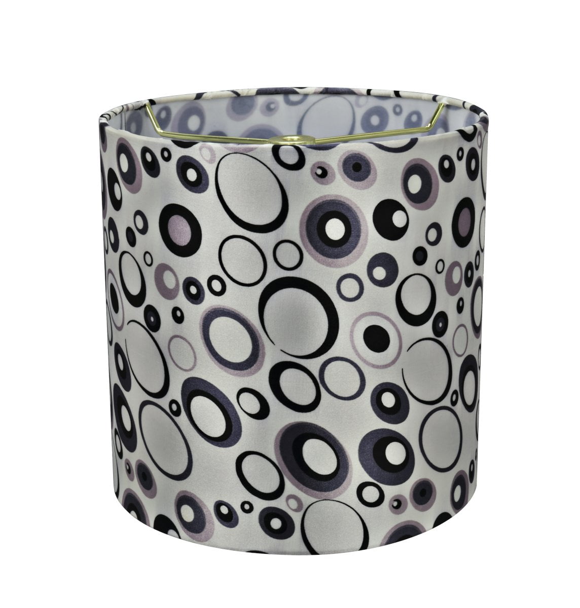 Aspen Creative 31231 Transitional Drum (Cylinder) Shape Spider Construction Lamp Shade in Off White, 8" wide (8" x 8" x 8")