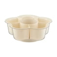 thumbnail image 2 of SSZMDLB Household Living Room Camping Compartmentalized Hotpot Serving Tray, Plastic Fruit Candy Box, Dried Fruit Snack Nut Container, Categorized Storage Organizer for Snacks, Fruits and Vegetables, 2 of 7
