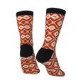thumbnail image 3 of Goofa 70s Retro Style Printed Men's Crew Socks, Soft Durable Breathable Moisture-Wicking with Odor Control Cotton socks, 3 of 9