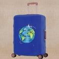 thumbnail image 1 of Luggage Cover Dust-proof Thicken Suitcase Accessory Covers Apply To 18-32 Inch Travel Print Trolley Elasticity Protective Case 8Travel017 S (18-21inch), 1 of 6