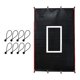 thumbnail image 1 of Baseball Batting Cage Backdrop y Net Saver Backstop Mat de acolchado Versátiles colgantes plegables de servicio pesado para lanzar al aire libre, 1 of 8