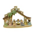 thumbnail image 3 of Juego de figuras de Natividad navideña, escultura de resina, artesanías, estatua de Sagrada del Niño Jesús, escena del pesebre de Jesús, 3 of 10