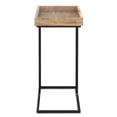 thumbnail image 4 of Simpli Home Gallagher 12 inch Wide Solid Mango Wood Industrial C Side Table in Natural, 4 of 6