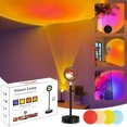 thumbnail image 1 of Sunset Lamp | Sunset Projection Lamp | Rotation Sunset Projector LED Lamp, TIK Tok Adjustable Romantic Visual Sunset Projection Lamp USB Port, Photography/Selfie/Home/Living Room/Bedroom Decor, 1 of 7