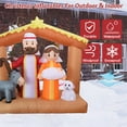 thumbnail image 3 of Christmas Inflatables Nativity Scene Outdoor Decorations, Christmas Blow Up Yard Decorations Nativity Sets for Garden Lawn Xmas Decor, 3 of 7