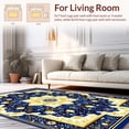 thumbnail image 2 of ODIKA 8'x10' Machine Washable Non-Slip Area Rug, Inspired Diameter Design High Traffic Rug, Blue, 124061, 2 of 7