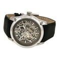 thumbnail image 2 of Kenneth Cole Men's KC8089 New York Grey Skeleton Dial Black Leather Strap Automatic Watch, 2 of 4