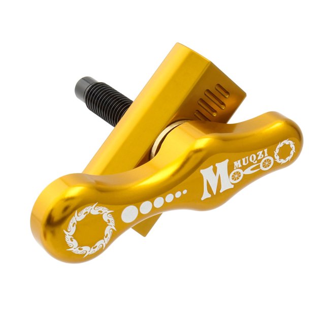 Abrazadera de bisagra plegable para bicicleta de aleación de aluminio portátil con hebilla para bicicleta