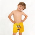 thumbnail image 6 of LIBRCLO Kids Swim Trunks Boys Quick Dry Shorts Boys Swim Trunks Fashion Prints Bathing Suits Summer Hawaiian Kids Beach Swimming Shorts Size 10-11Years Yellow, 6 of 7