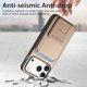 thumbnail image 2 of For iPhone 17 Pro Case Card Holder Carbon Fiber Texture Leather Coated TPU Phone Cover -, 2 of 5