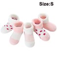 thumbnail image 4 of Baby Winter Thick Cotton Socks, Warm Toddler Boys Girls Socks 0-32 Months Pink 0-6 months, 4 of 8