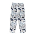 thumbnail image 5 of Balery Sea Life Elements print Women's Pajama Pants,Ultra Lightweight Pjs,Lounge Pant-Large, 5 of 9