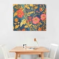 thumbnail image 2 of Orinice Vintage Boho Floral Wall Art Colorful Floral Flower Pictures Mid Century Modern Flower Print Abstract Floral Botanical Wall Art Retro Aesthetic Flower Posters Boho Botanical Pictures 20x16in, 2 of 6